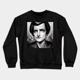 Ayn Rand Portrait | Manga style Crewneck Sweatshirt